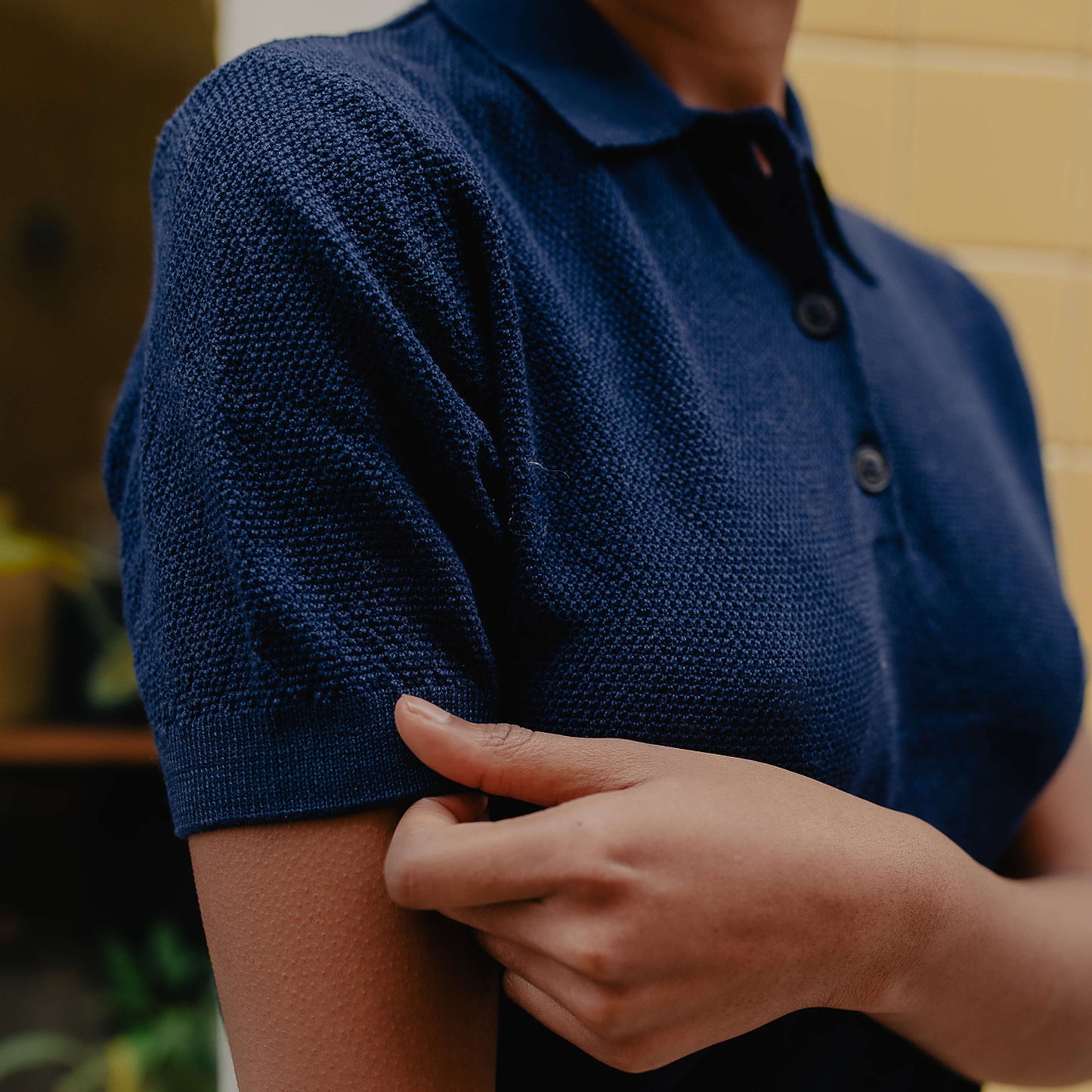 Le Polo Tricot Coton GOTS Femme