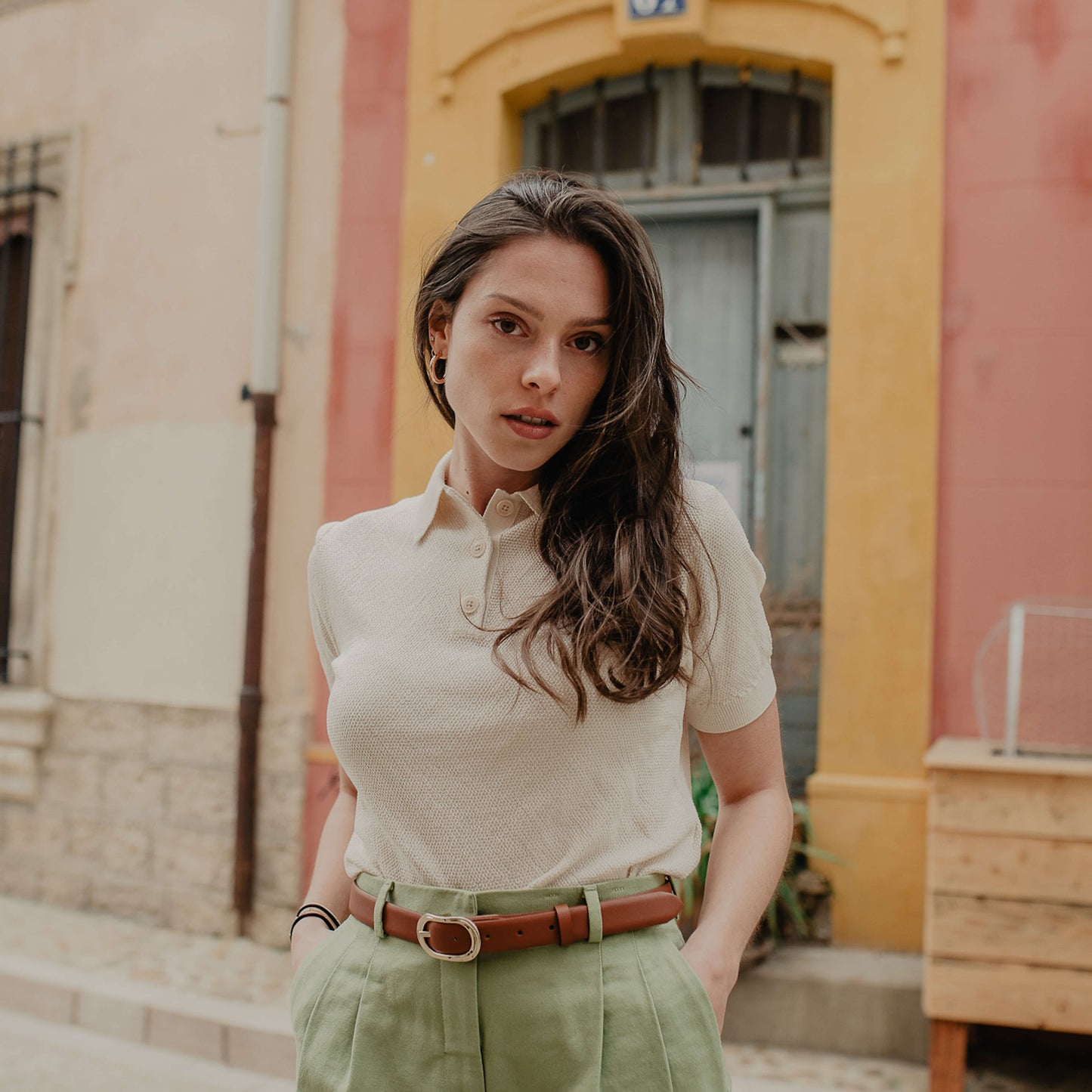 Le Polo Tricot Coton GOTS Femme