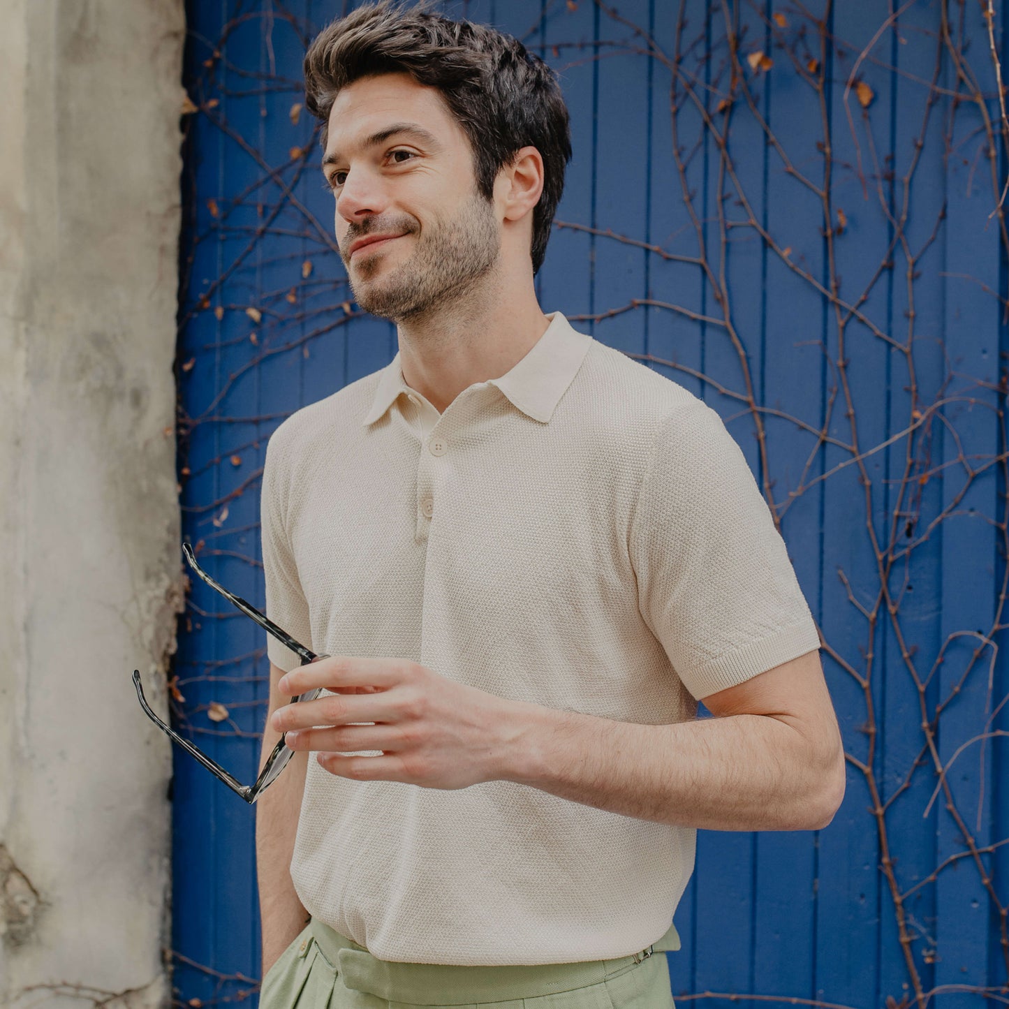 Le Polo Tricot Coton GOTS Homme