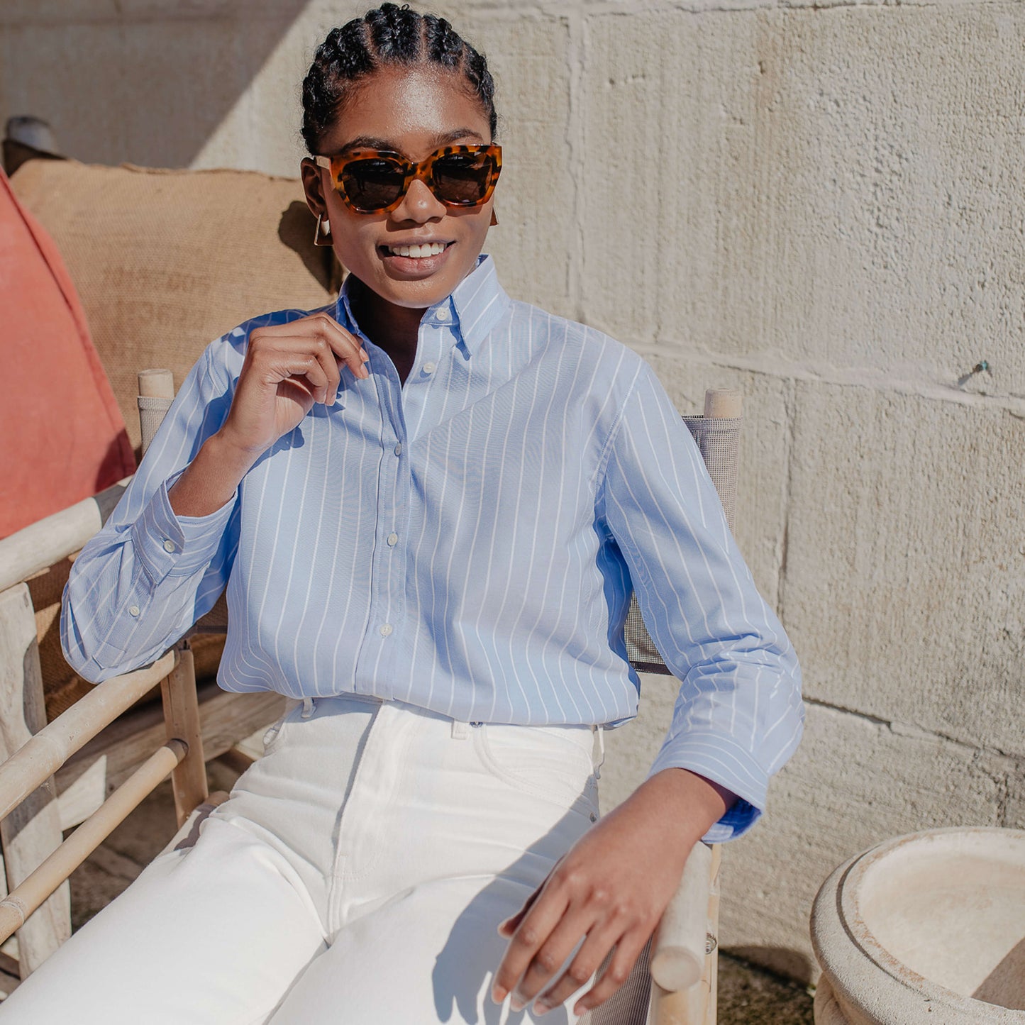 La Chemise Oxford Oeko-Tex Femme