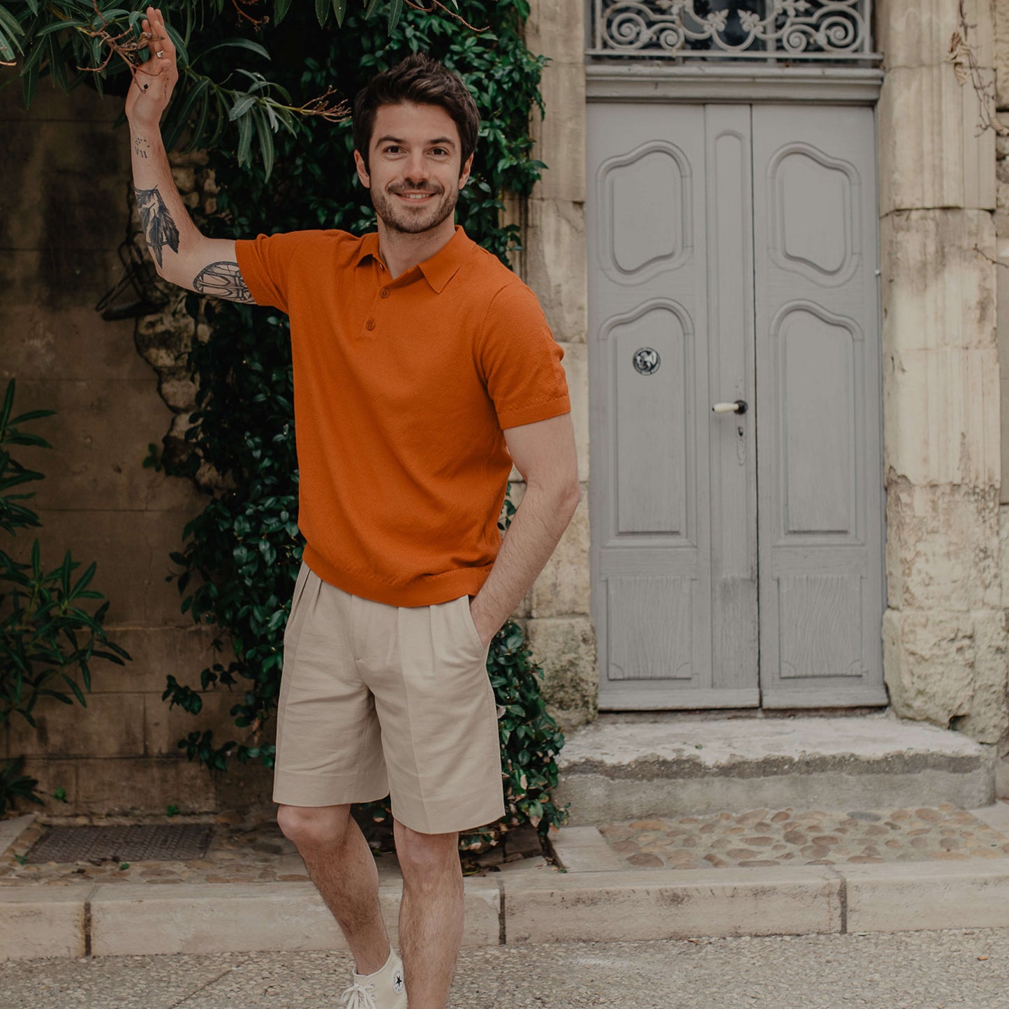 Le Polo Tricot Coton GOTS Homme