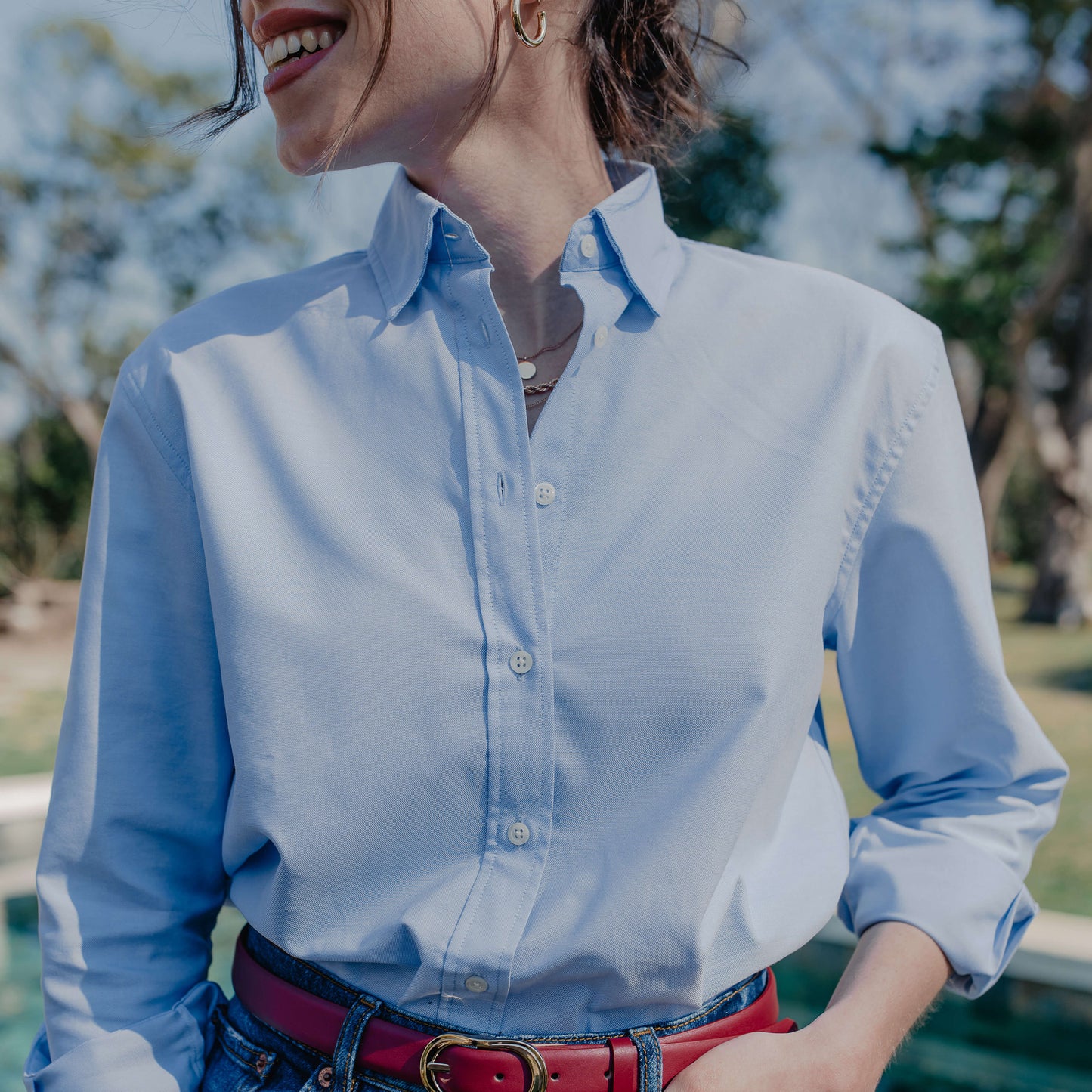 La Chemise Oxford Oeko-Tex Femme