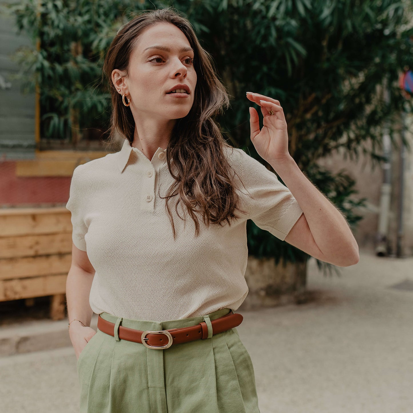 Le Polo Tricot Coton GOTS Femme