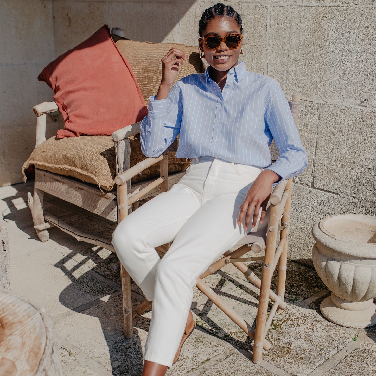 La Chemise Oxford Oeko-Tex Femme