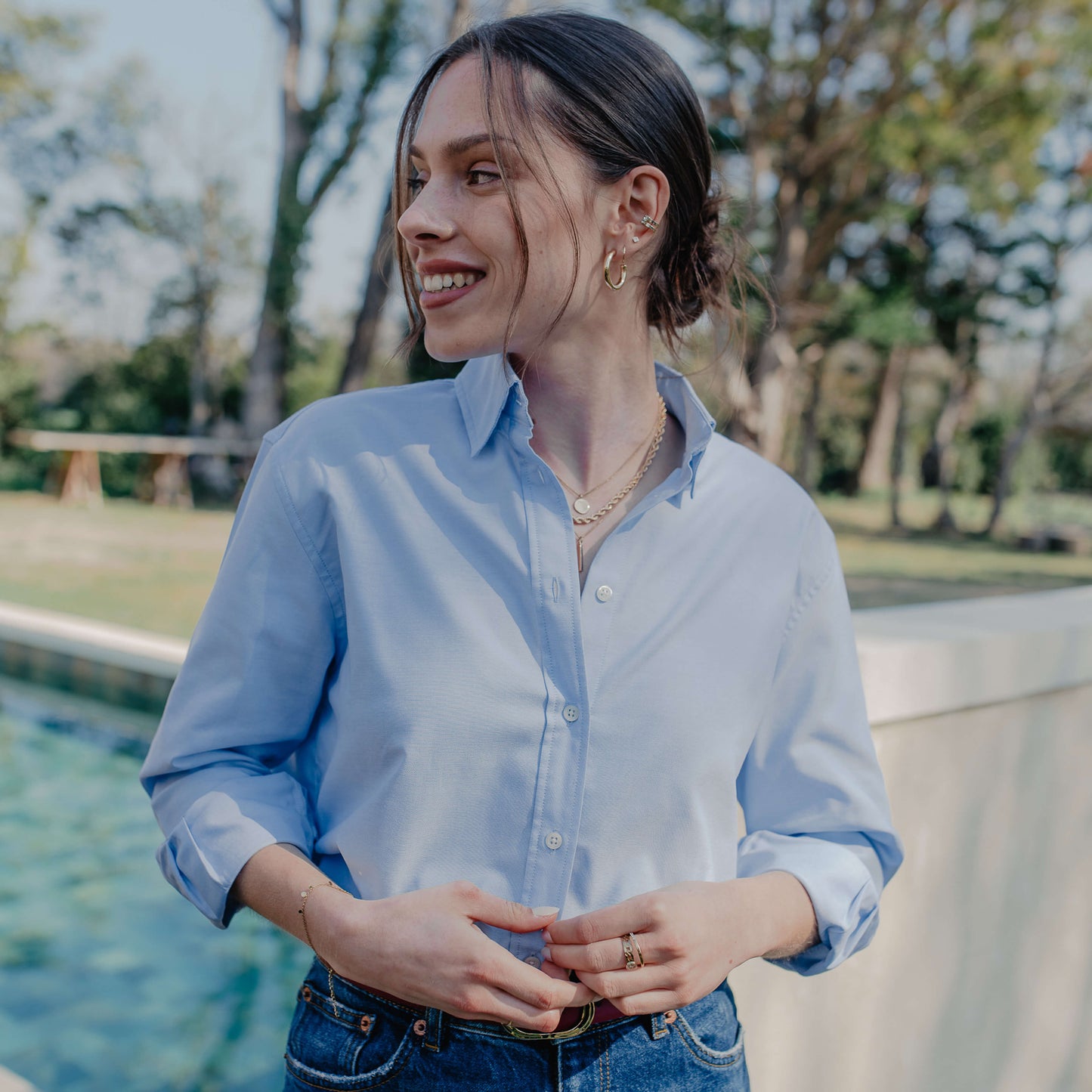 La Chemise Oxford Oeko-Tex Femme