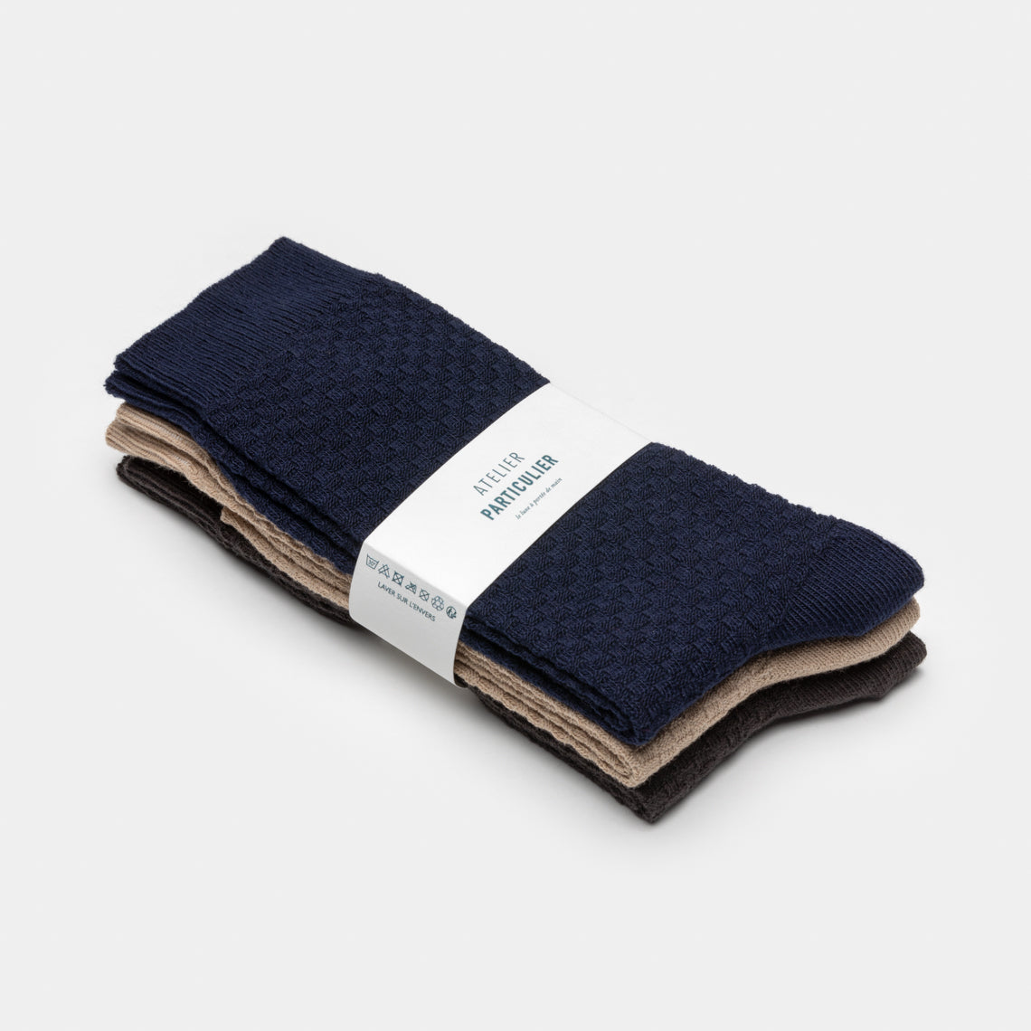 Les Chaussettes Bussière 🇫🇷 Homme - Packs x3