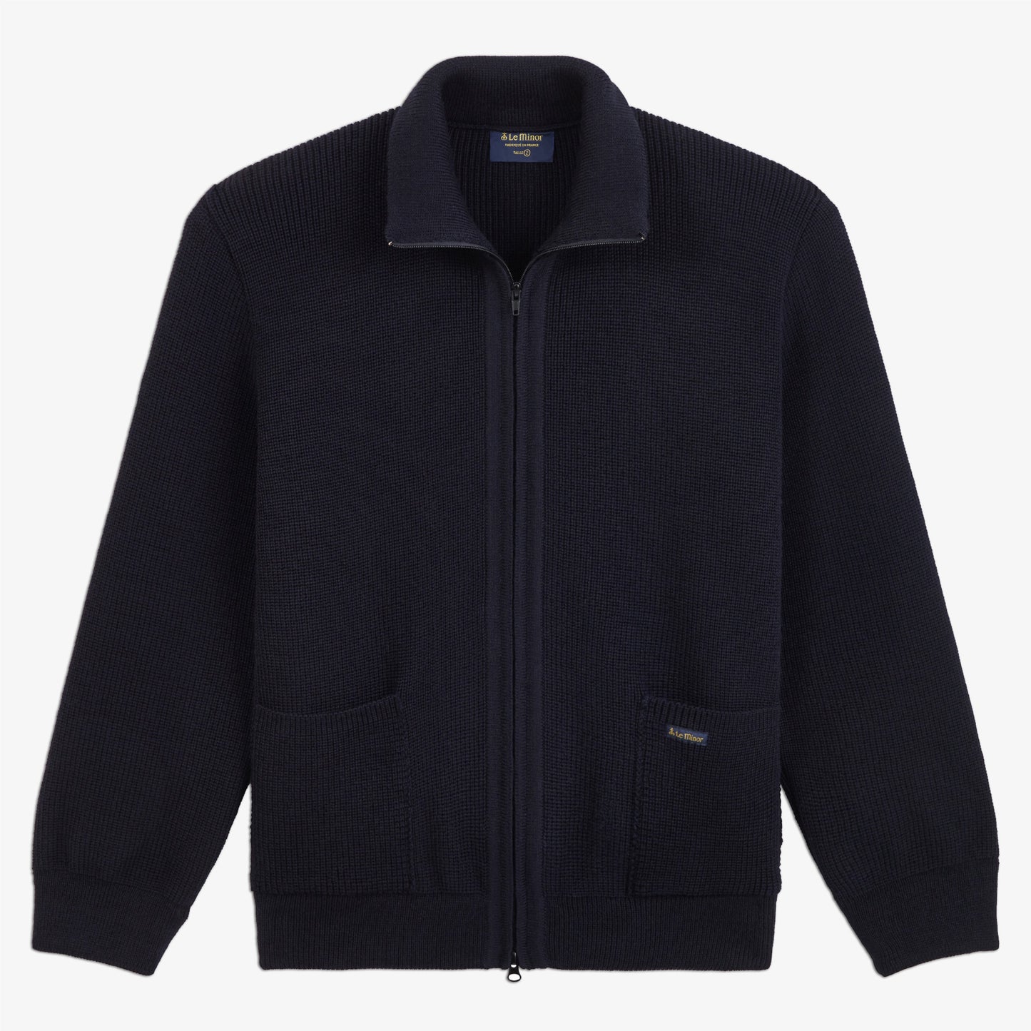 Le Minor - Le Blouson en Maille Zippé