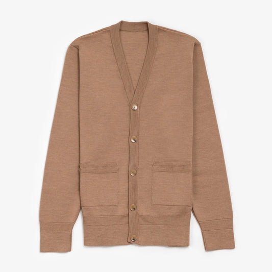 Le Cardigan Mérinos Homme