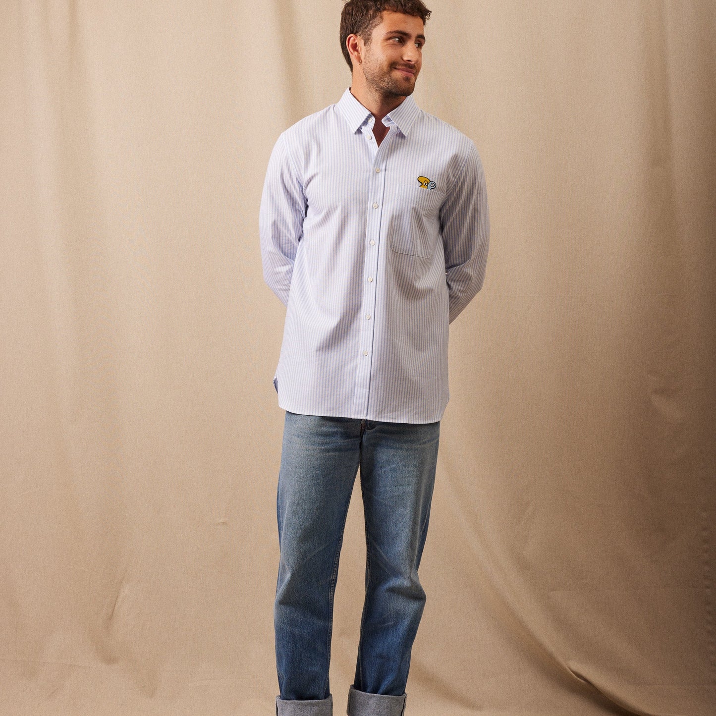 La Chemise Oxford Oeko-Tex Homme par Julien Michaud