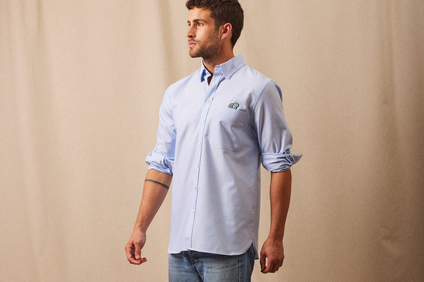 La Chemise Oxford Oeko-Tex Homme par Julien Michaud