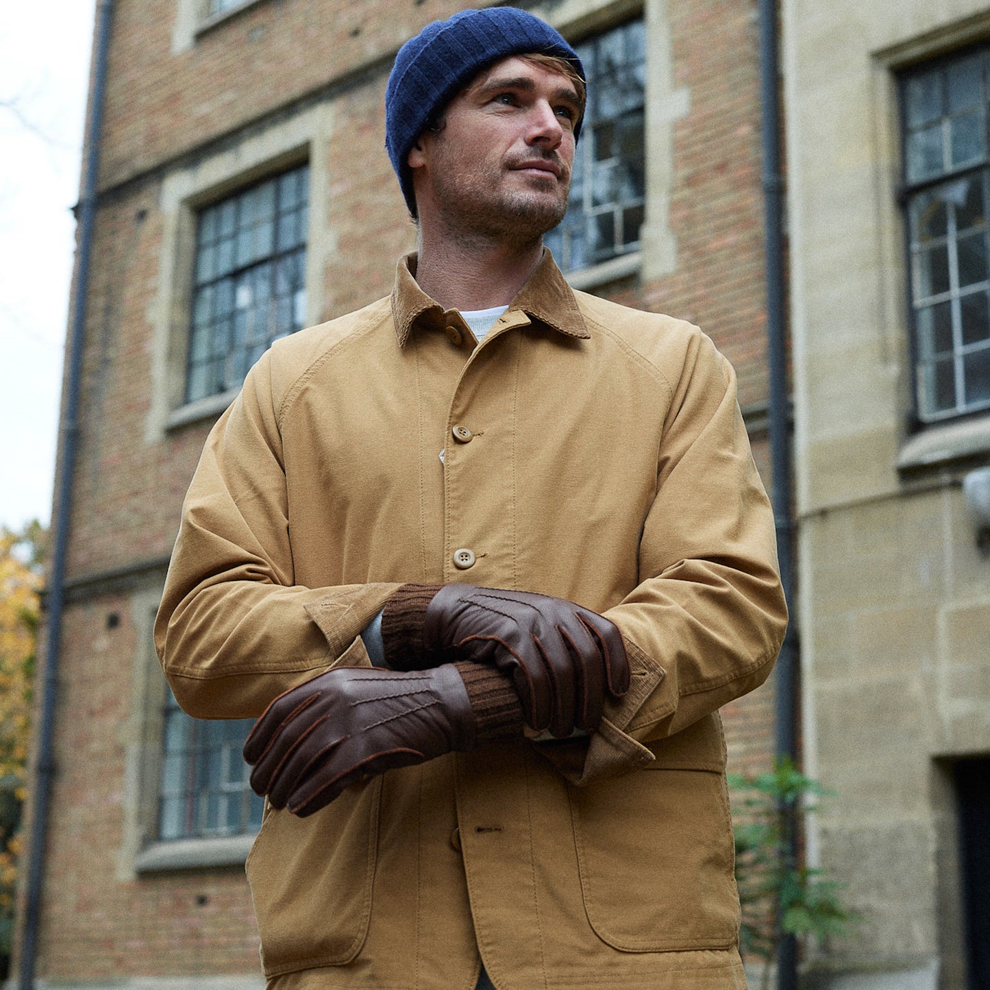 Les Gants Cuir Casual Homme