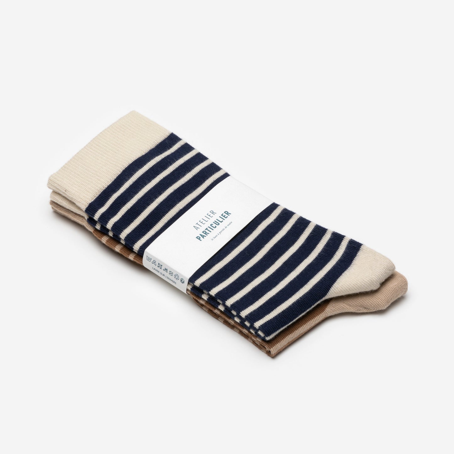 Les Chaussettes Bussière 🇫🇷 Homme - Packs x2