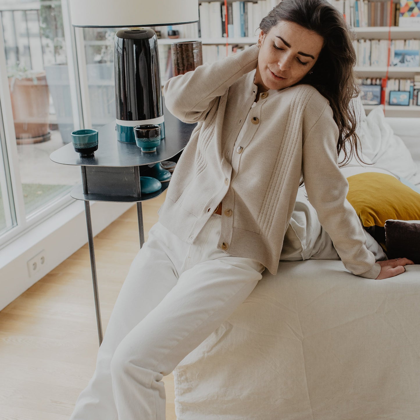 Le Cardigan Mérinos Femme