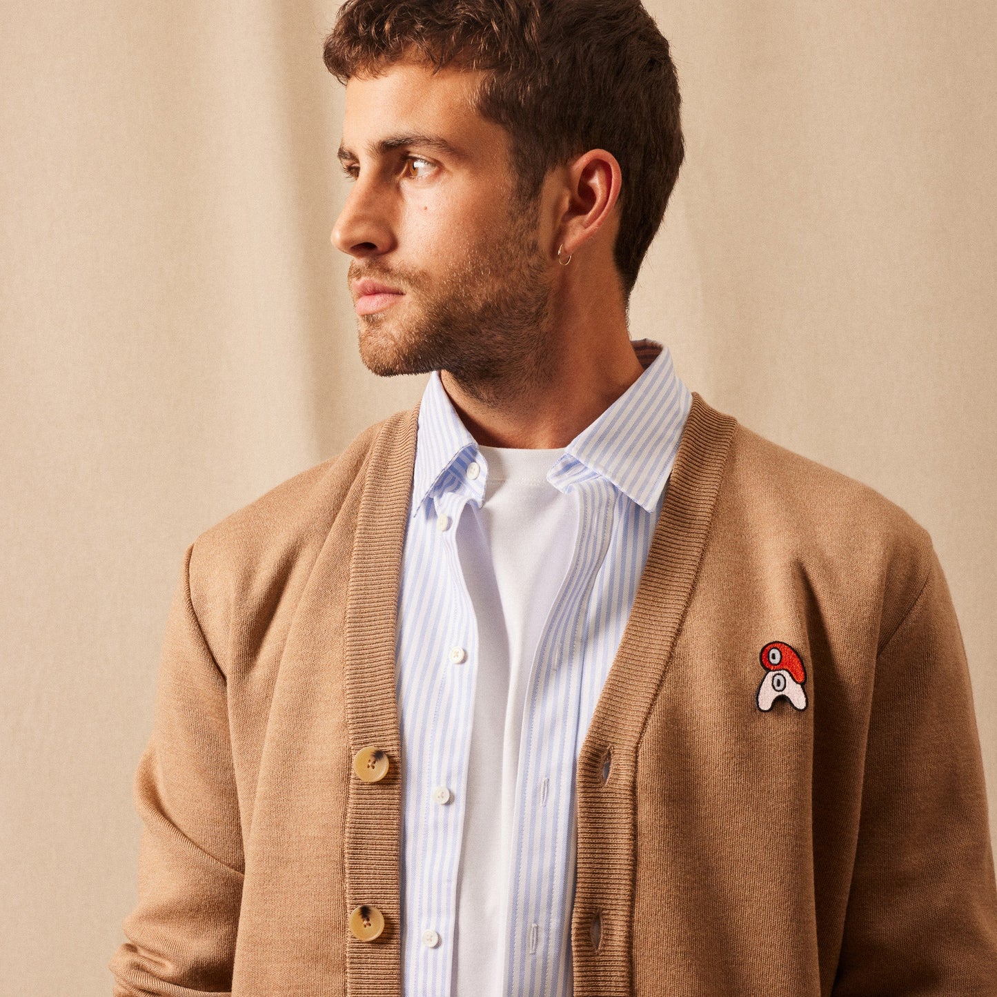 Le Cardigan Mérinos Homme par Julien Michaud