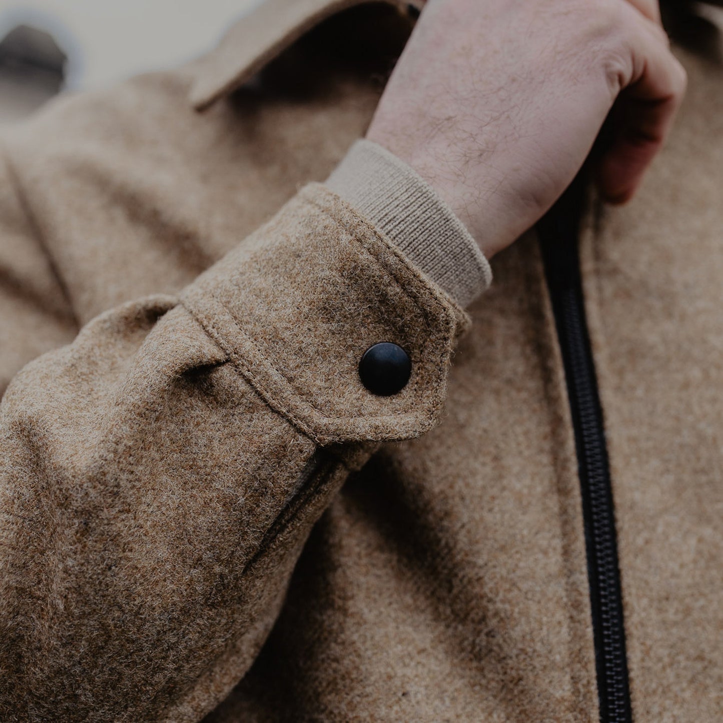 Le Blouson Laine Shetland