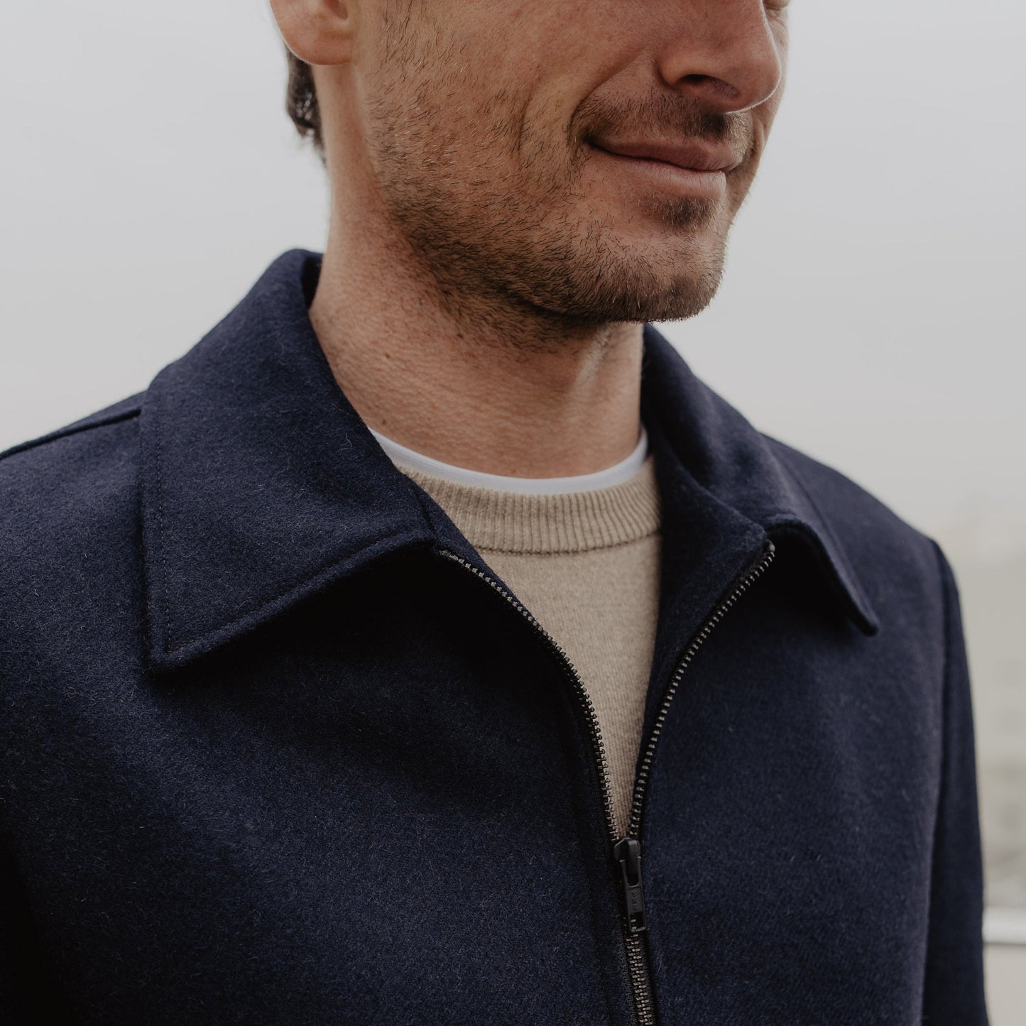 Le Blouson Laine Shetland