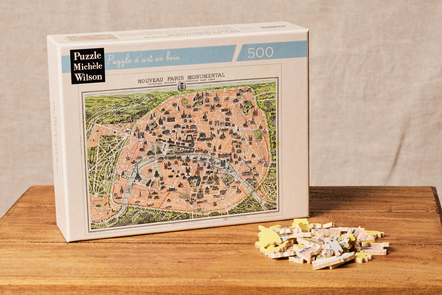 Puzzle Michèle Wilson - Plan de Paris monumental