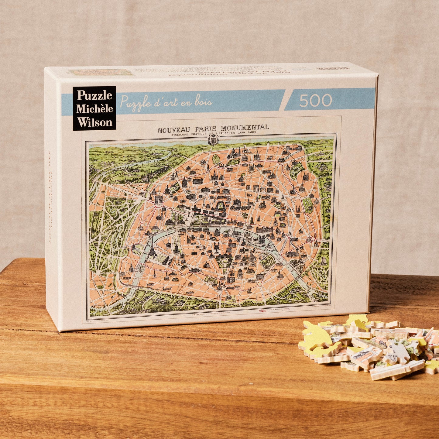 Puzzle Michèle Wilson - Plan de Paris monumental