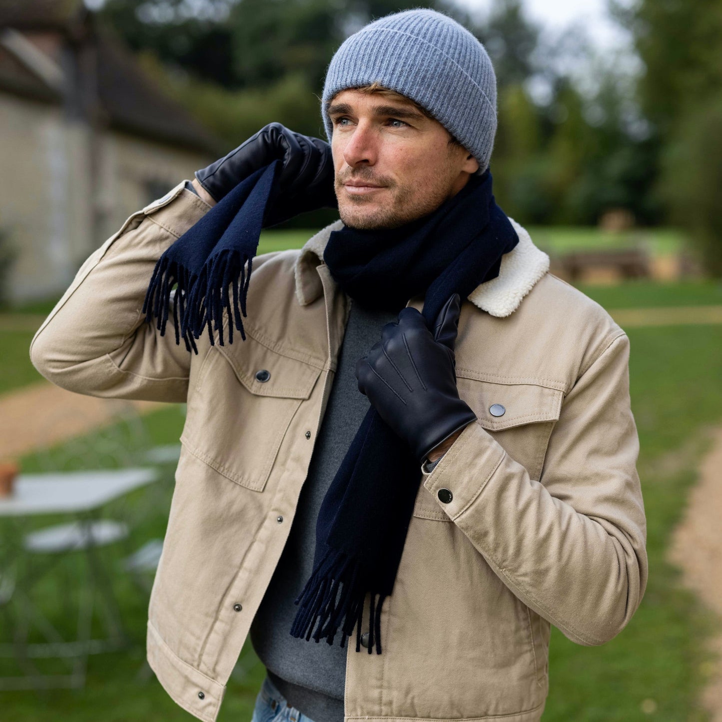 Les Gants Cuir Classiques Homme