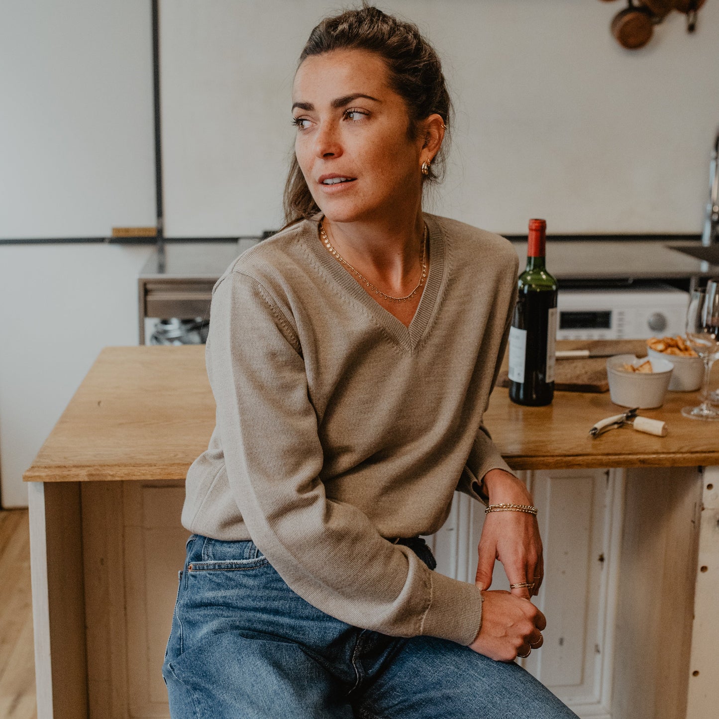 La Maille Mérinos Jersey Femme