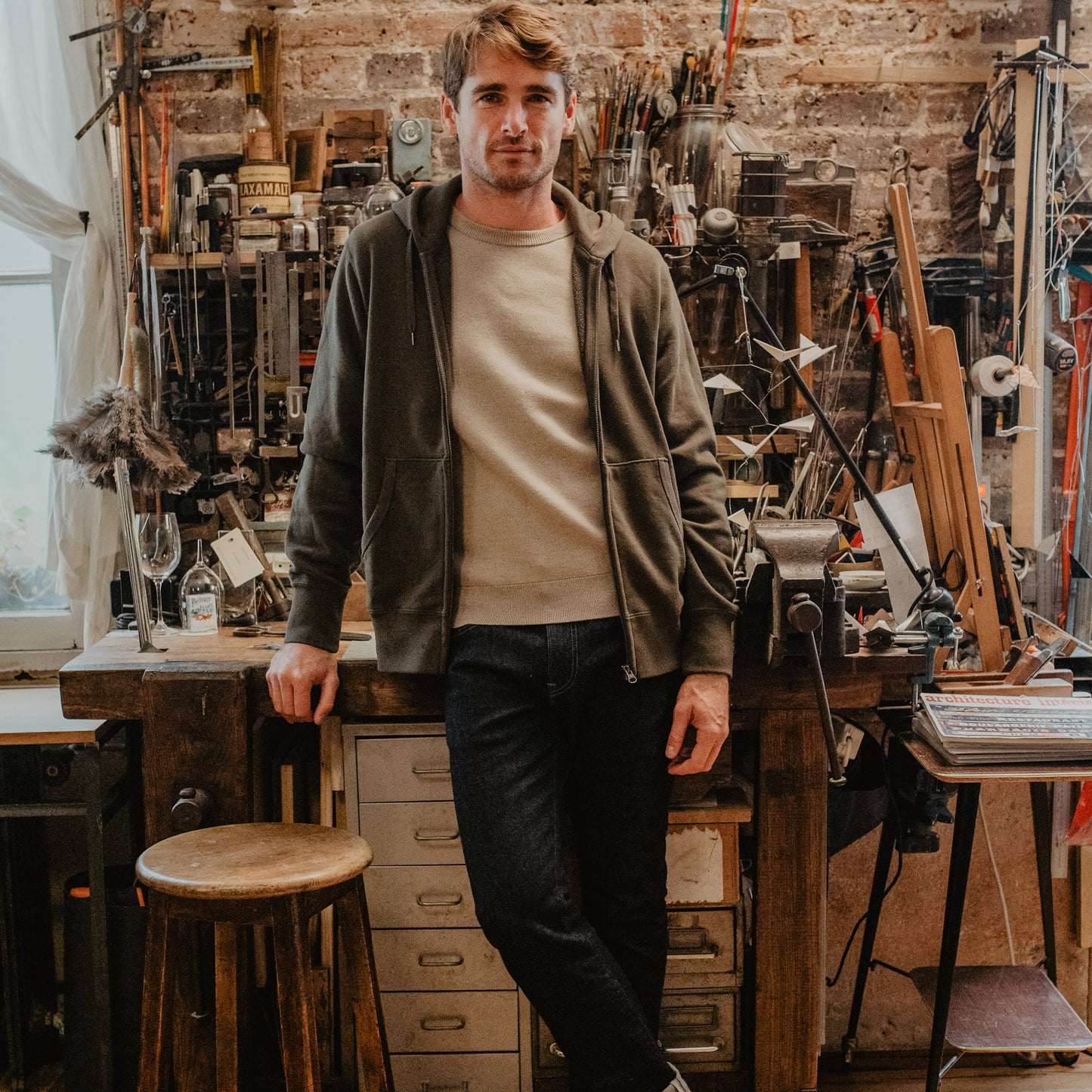 Le Pull Mérinos Interlock Homme