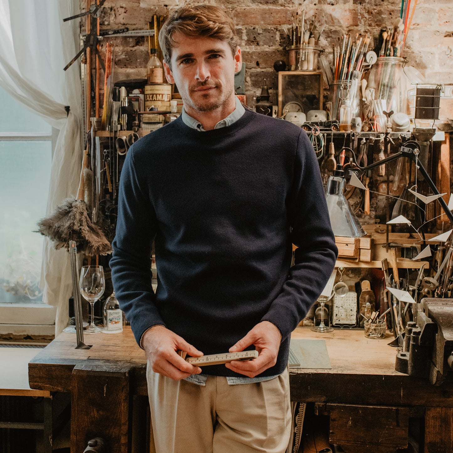 Le Pull Mérinos Interlock Homme