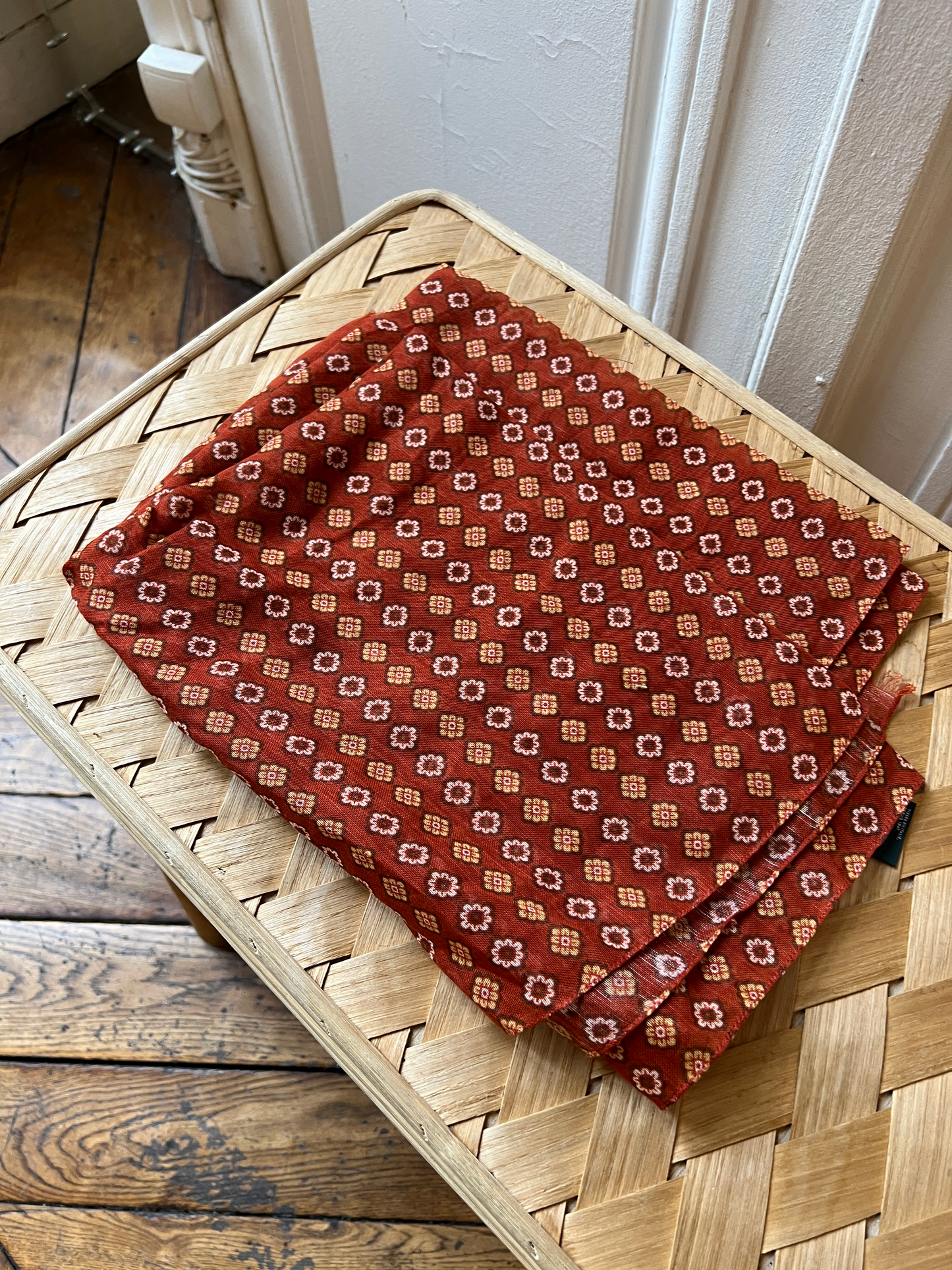 Echarpe Coton Lin Motifs variés N°2
