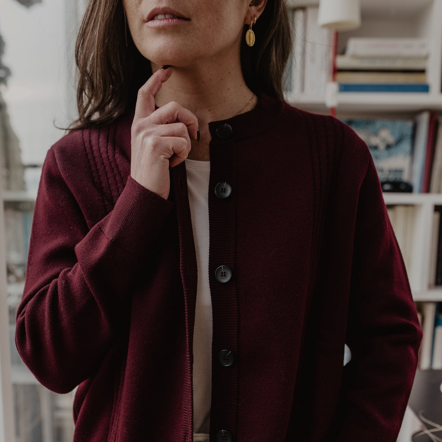 Le Cardigan Mérinos Femme