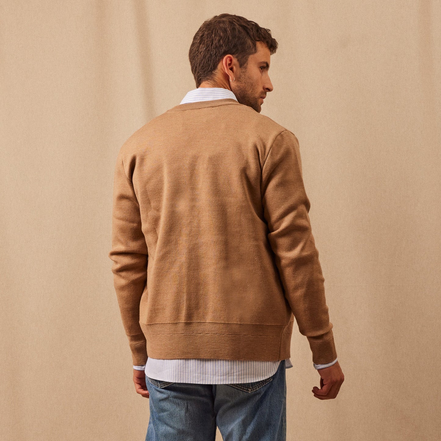 Le Cardigan Mérinos Homme par Julien Michaud