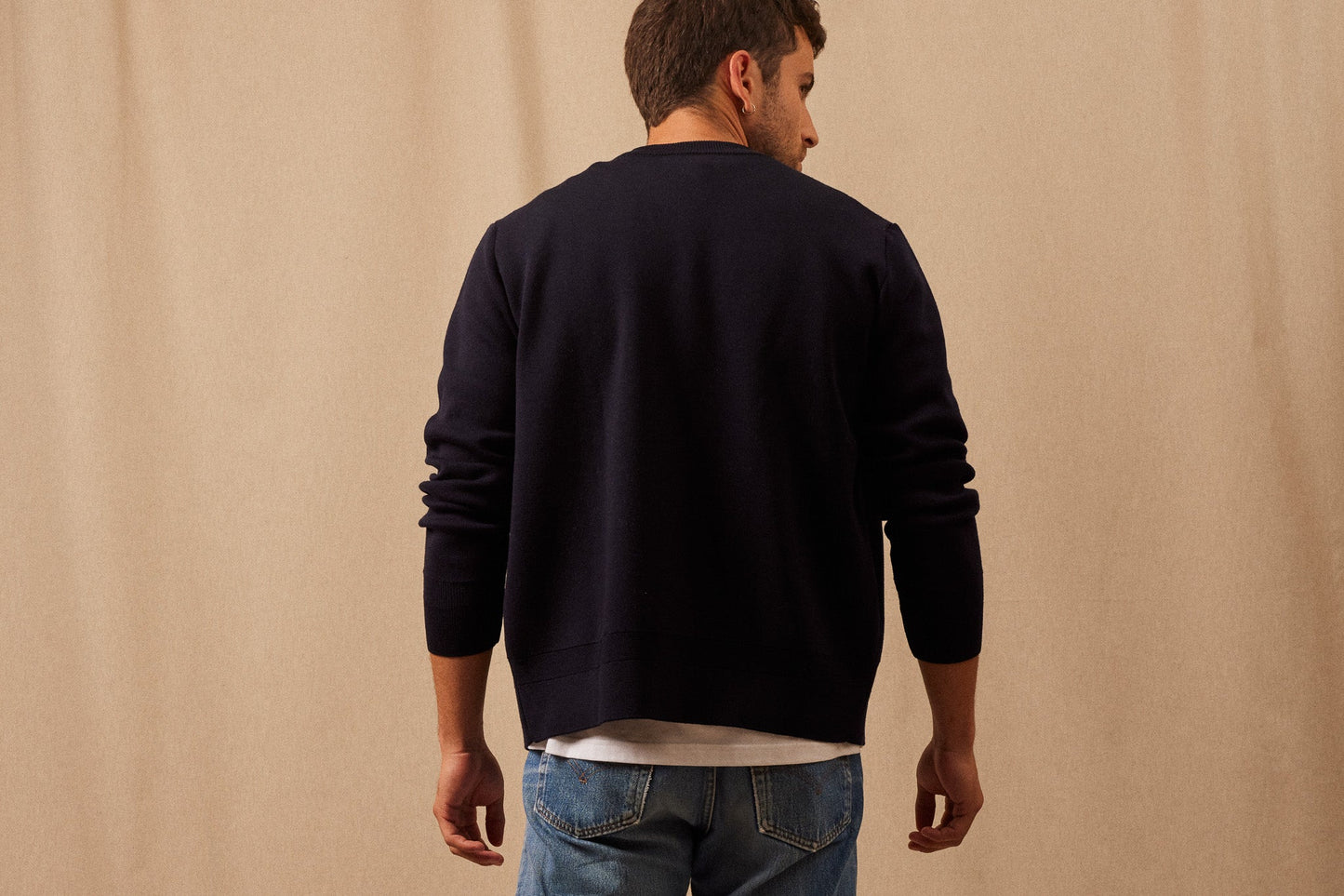 Le Cardigan Mérinos Homme par Julien Michaud