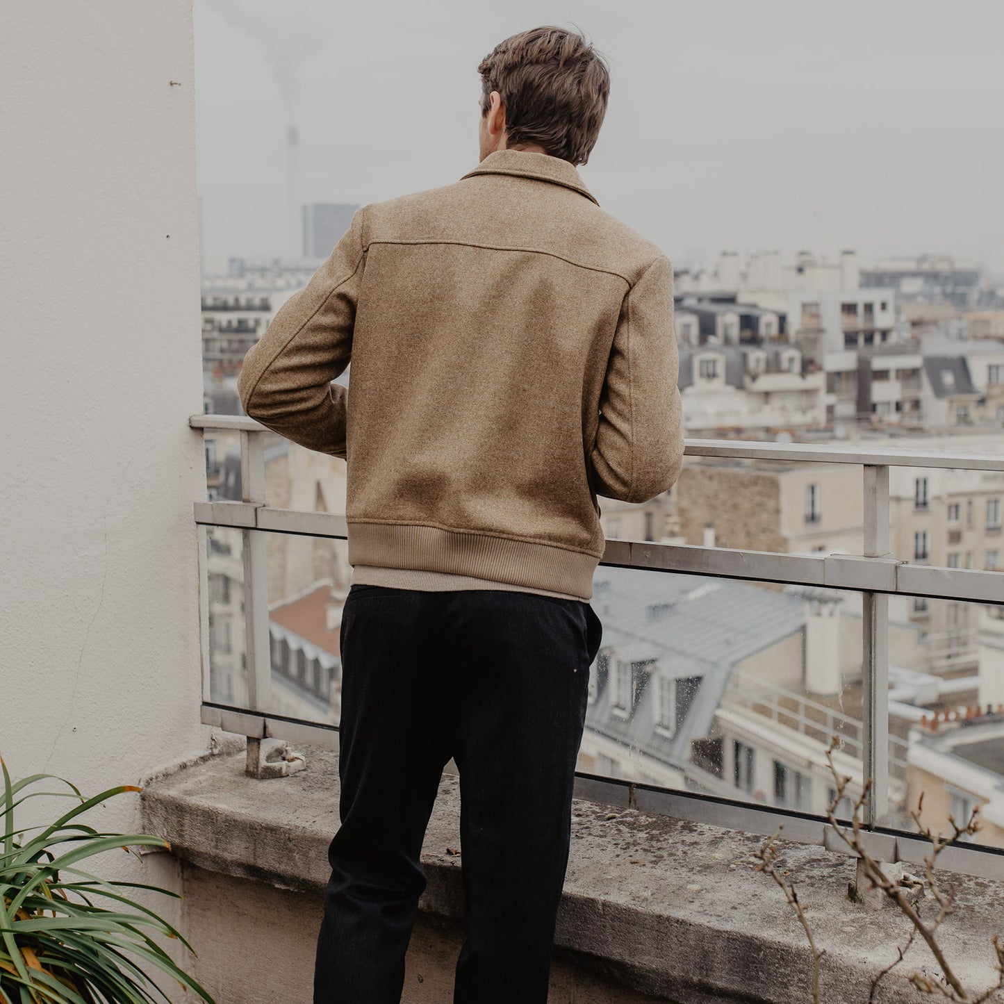 Le Blouson Laine Shetland