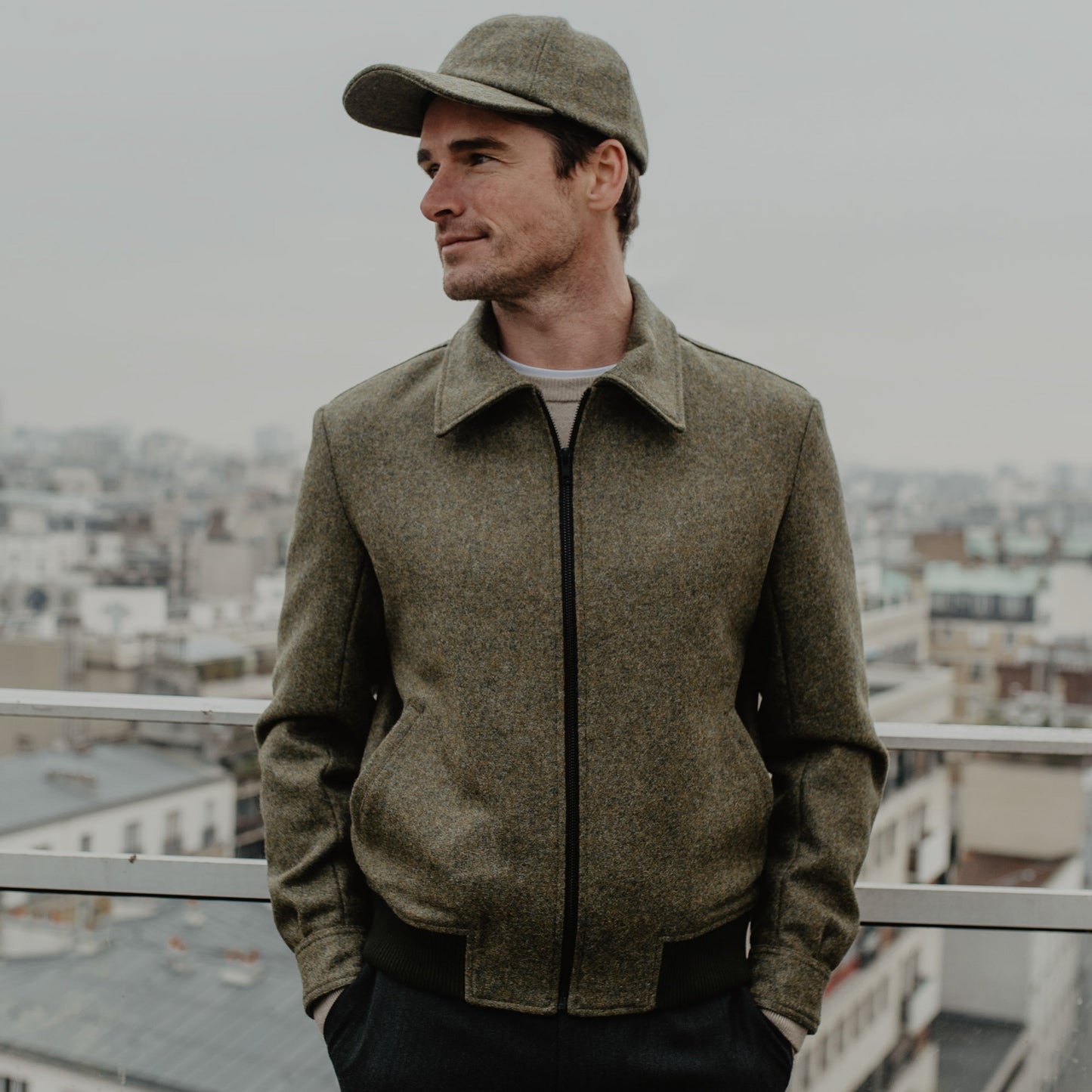 Le Blouson Laine Shetland