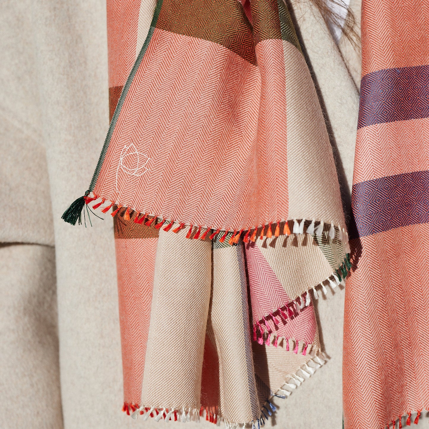 L'Echarpe Cachemire, Laine & Soie Oversize