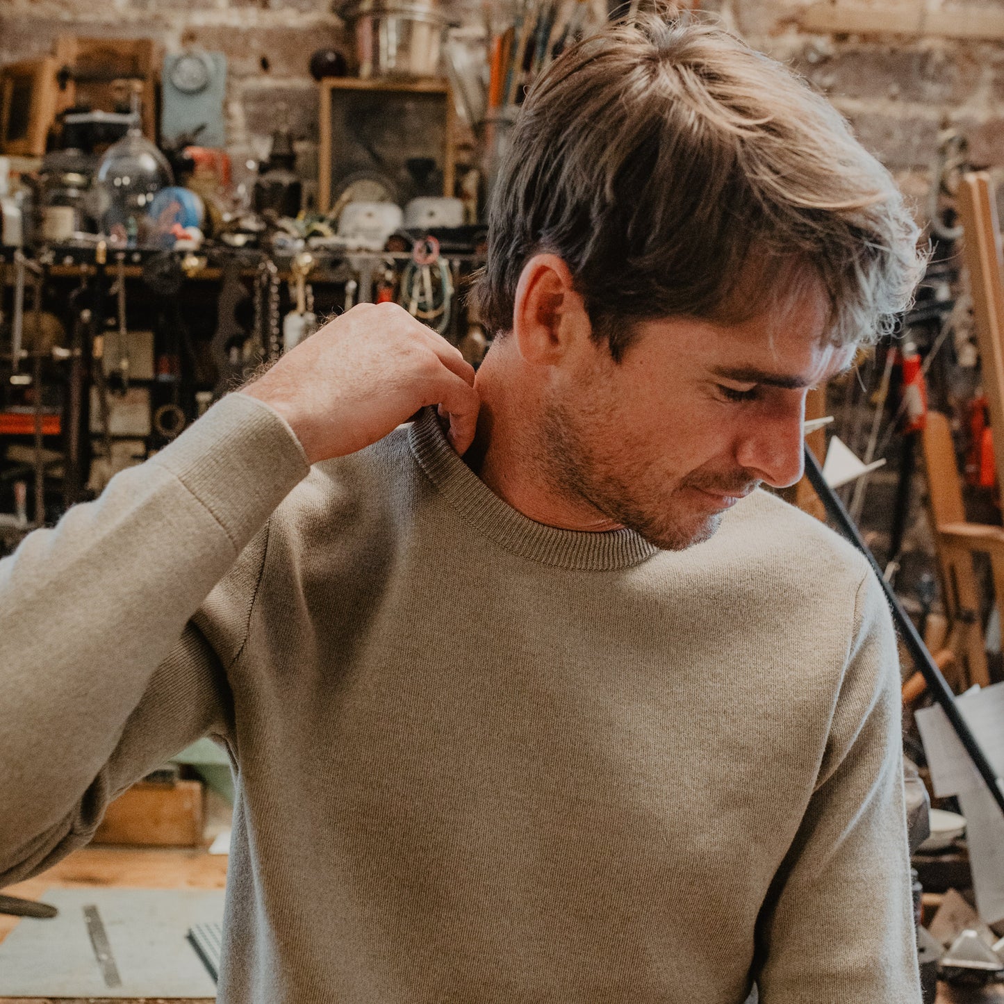 Le Pull Mérinos Interlock Homme