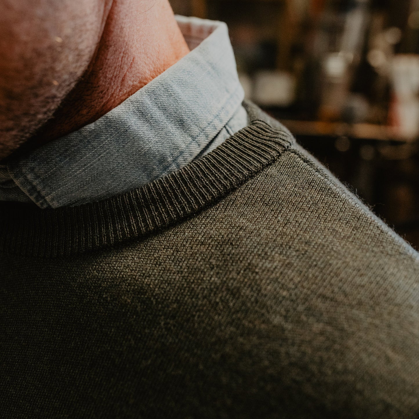Le Pull Mérinos Interlock Homme