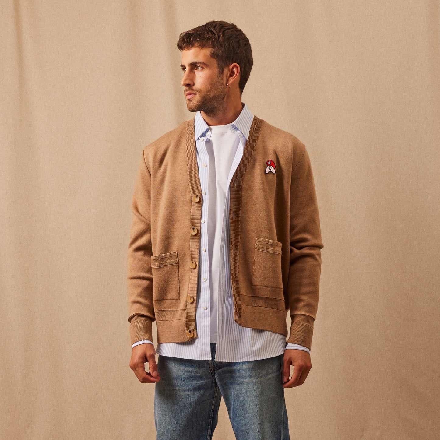 Le Cardigan Mérinos Homme par Julien Michaud