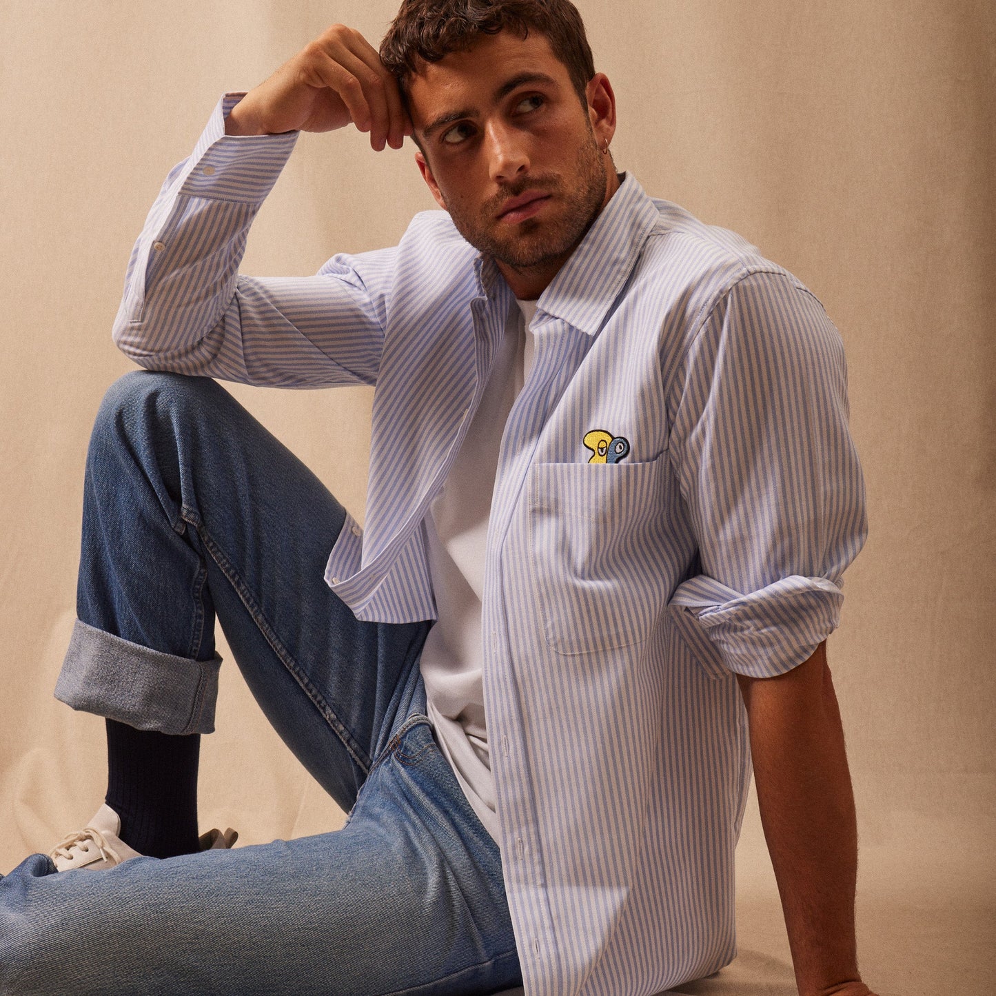 La Chemise Oxford Oeko-Tex Homme par Julien Michaud