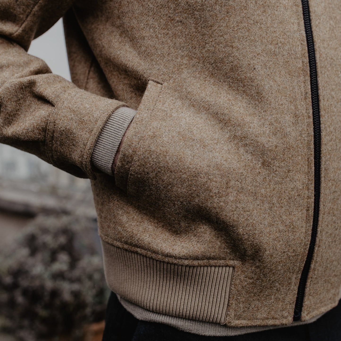 Le Blouson Laine Shetland