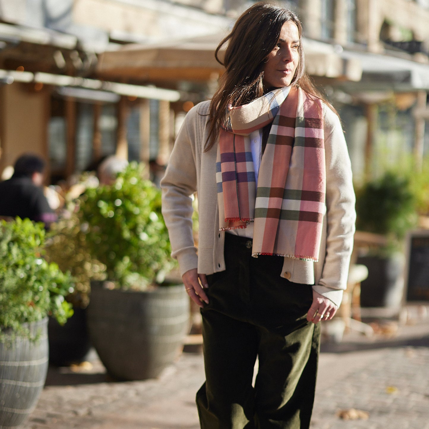 L'Echarpe Cachemire, Laine & Soie Oversize