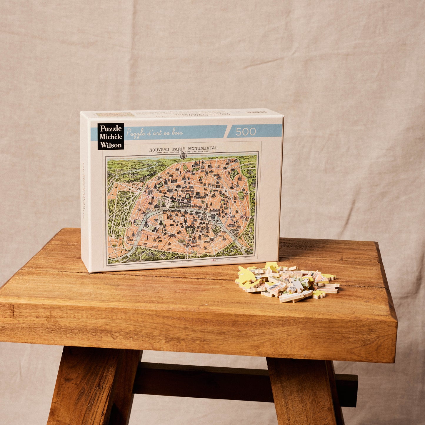 Puzzle Michèle Wilson - Plan de Paris monumental