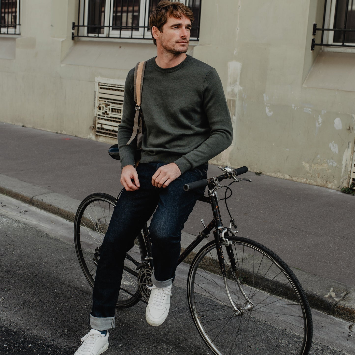 Le Pull Mérinos Interlock Homme