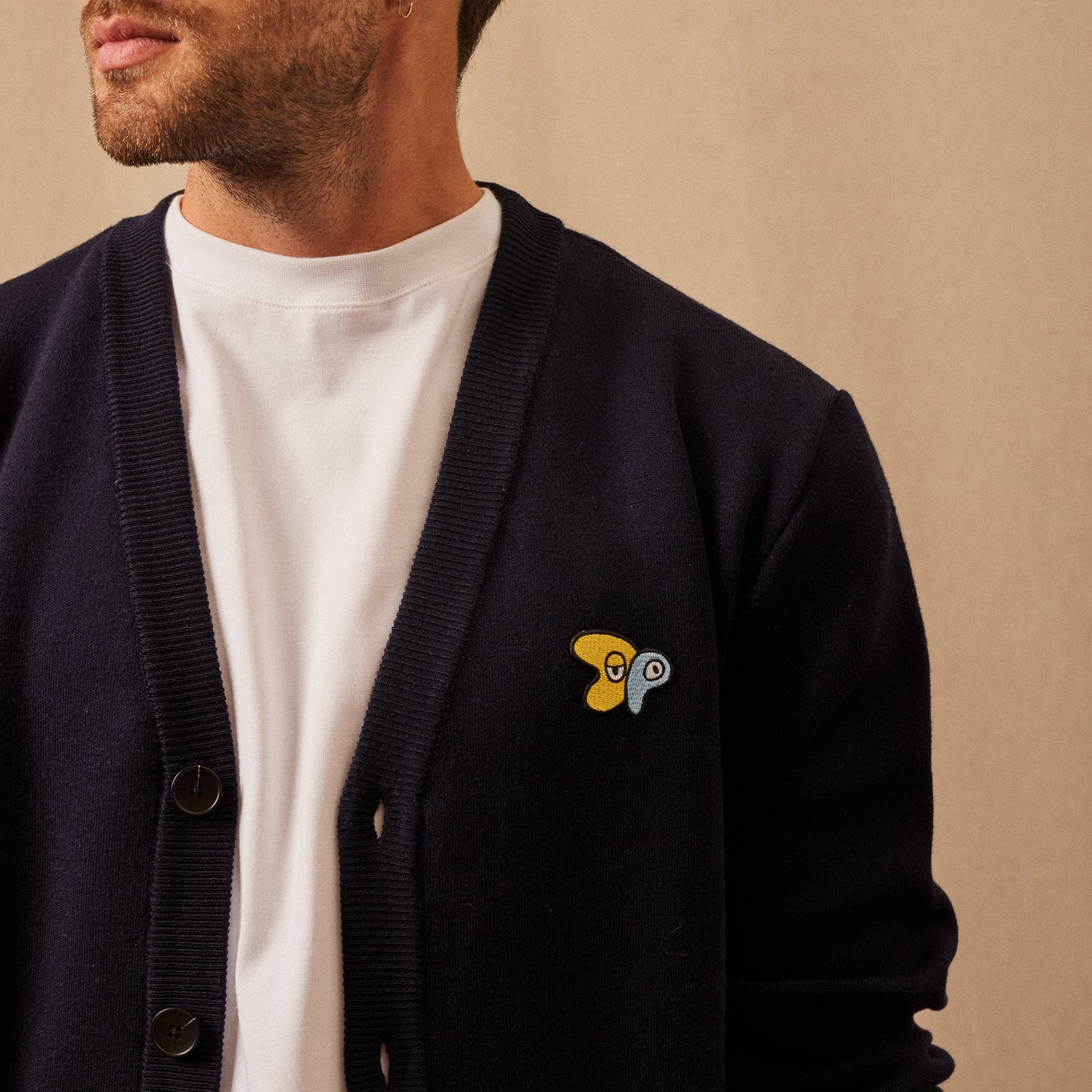Le Cardigan Mérinos Homme par Julien Michaud