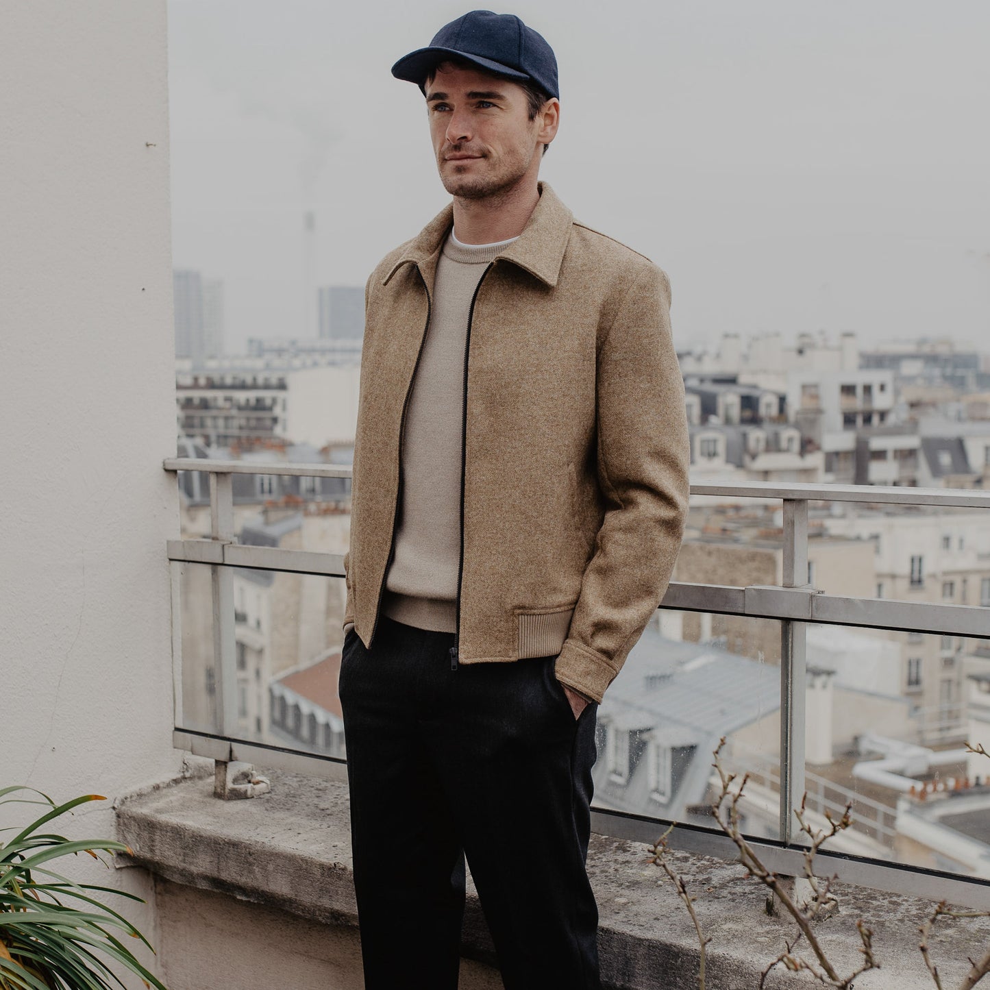 Le Blouson Laine Shetland