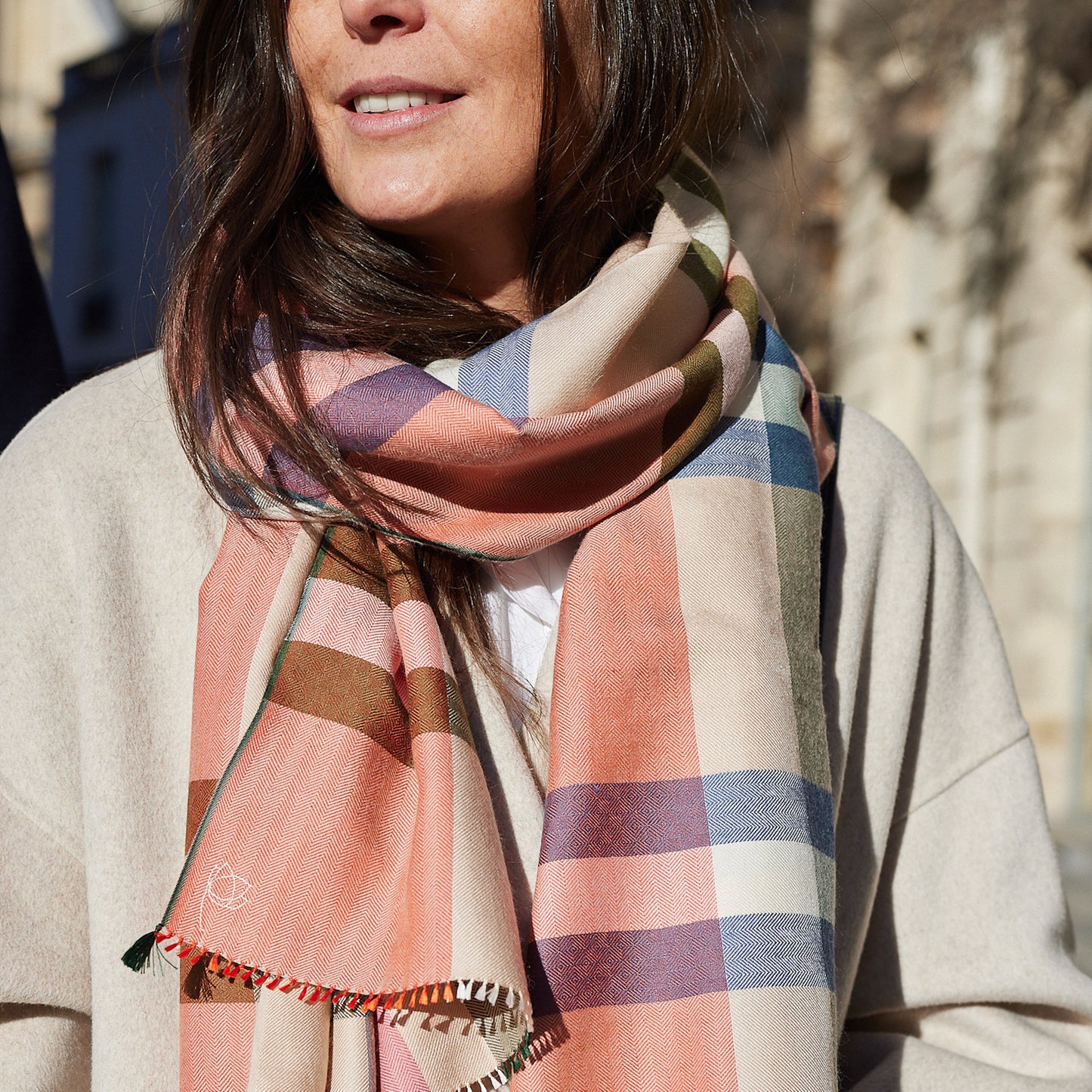 L'Echarpe Cachemire, Laine & Soie Oversize
