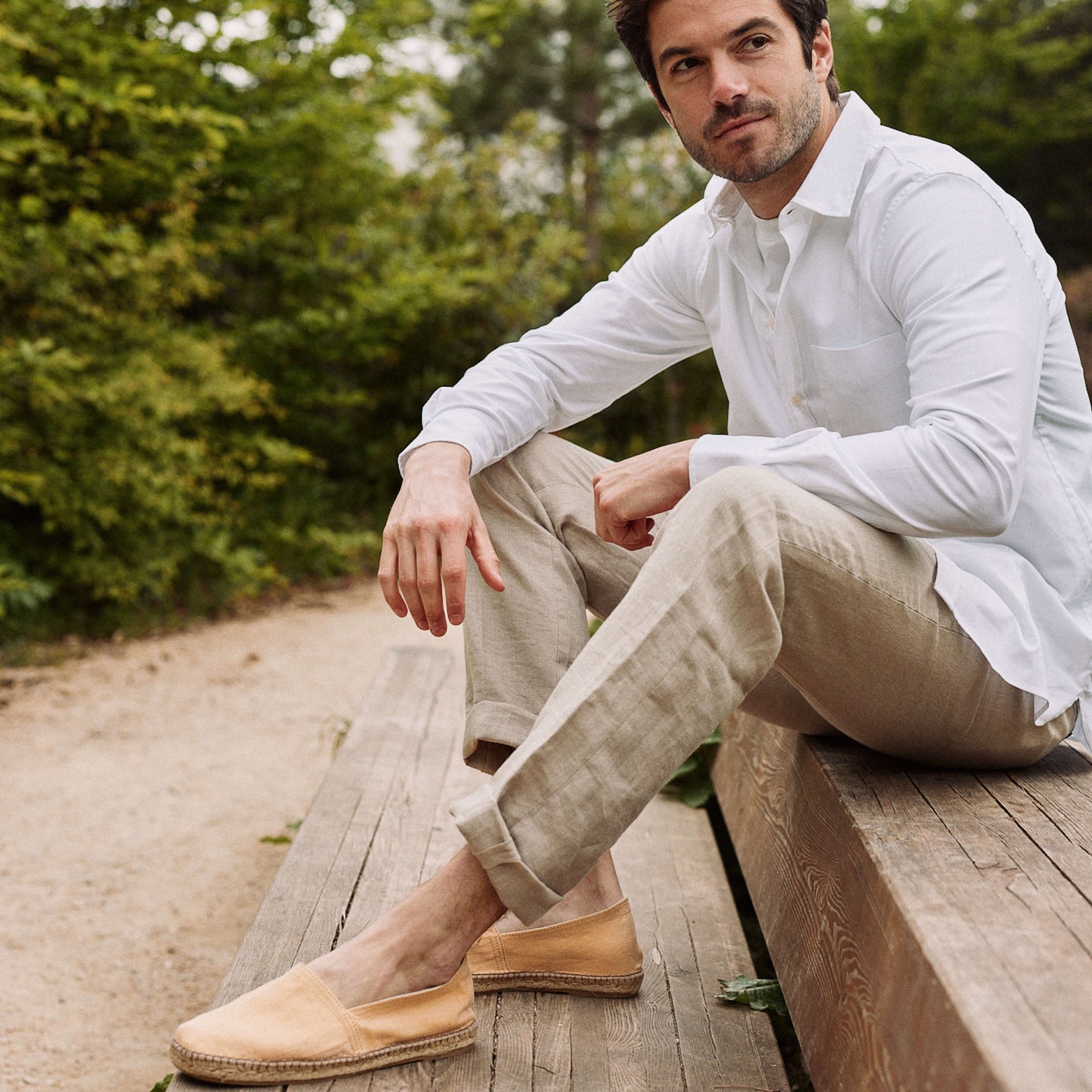 L Espadrille Homme en Lin & Coton Biologique