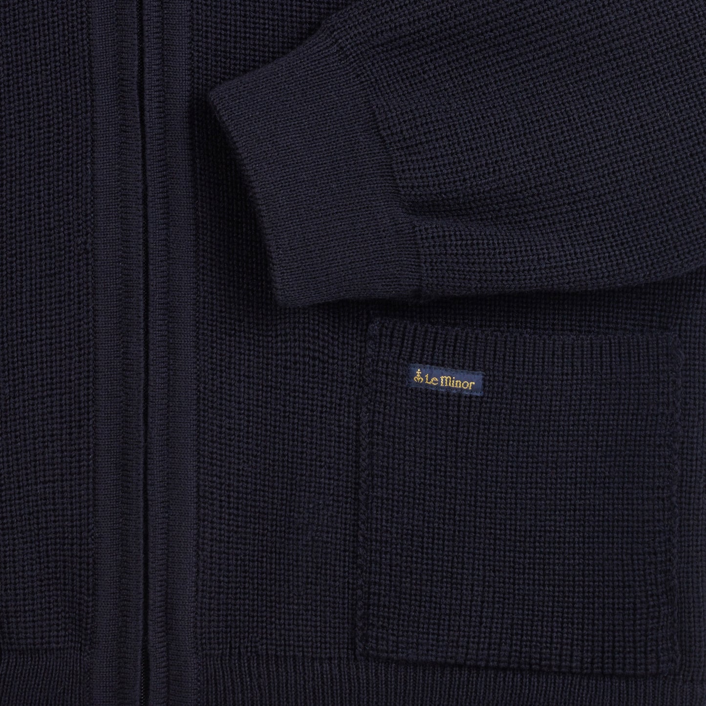 Le Minor - Le Blouson en Maille Zippé
