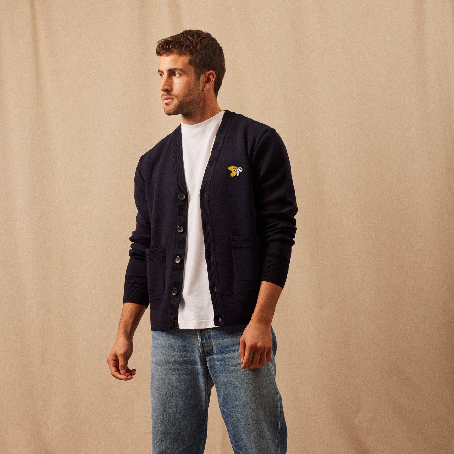 Le Cardigan Mérinos Homme par Julien Michaud