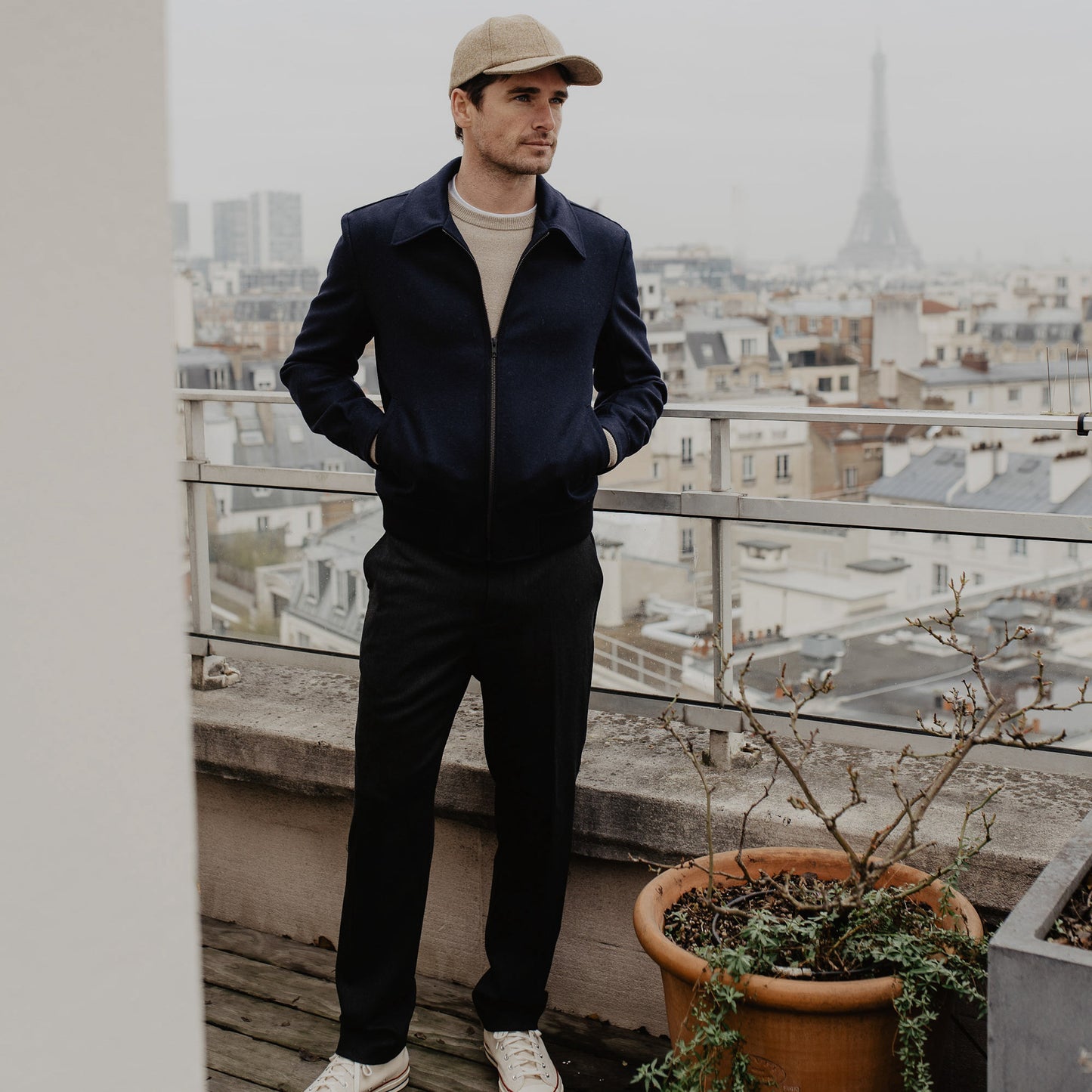 Le Blouson Laine Shetland