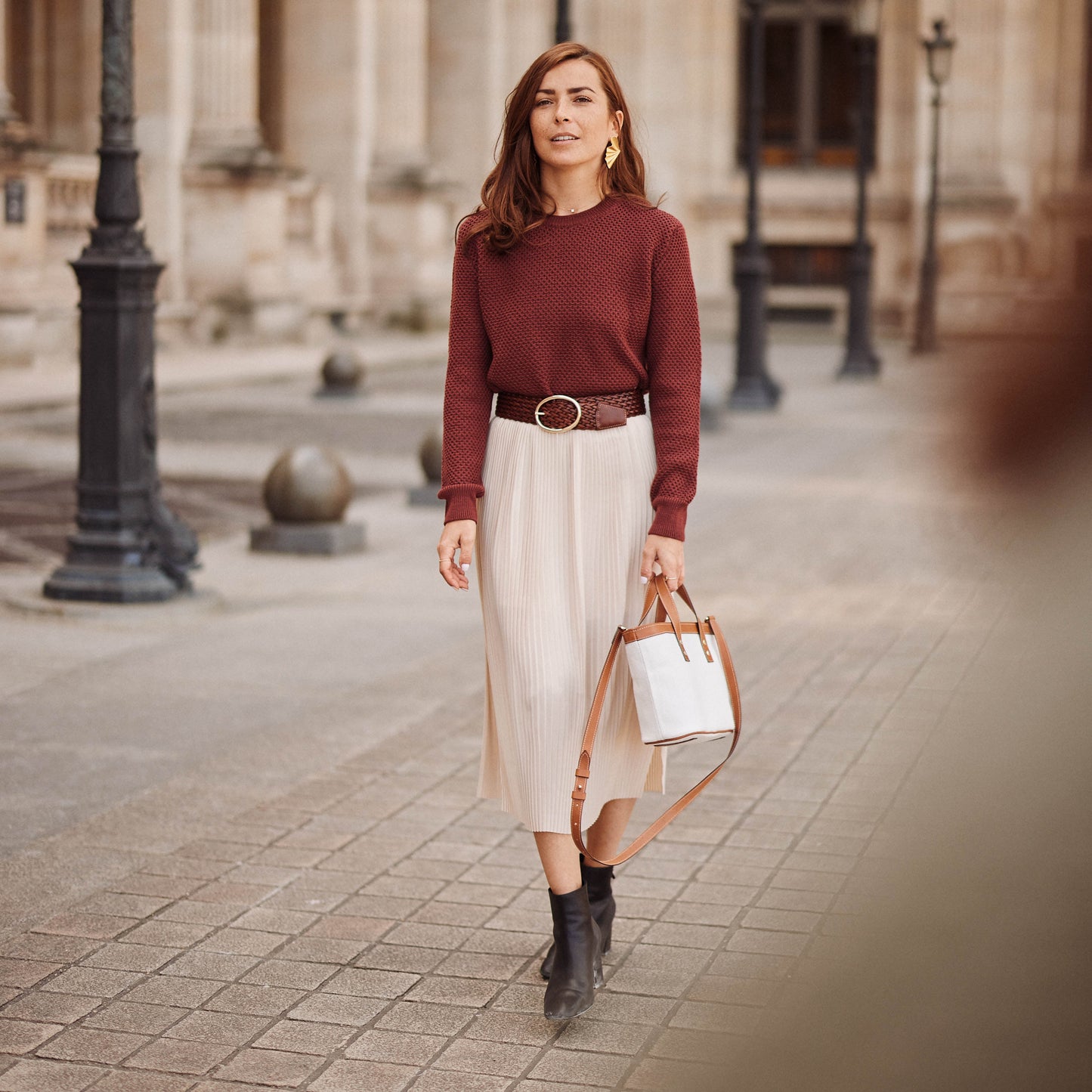 La Ceinture Tressée Cuir Felice