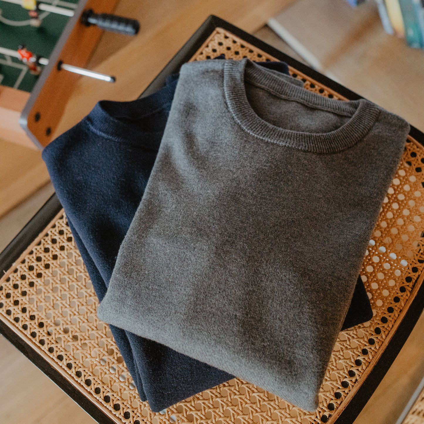 Le Pull Mérinos Interlock Homme